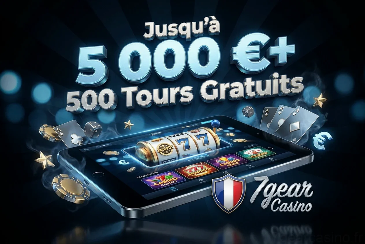 Jusqu'à 5 000 €+ 500 Tours Gratuits